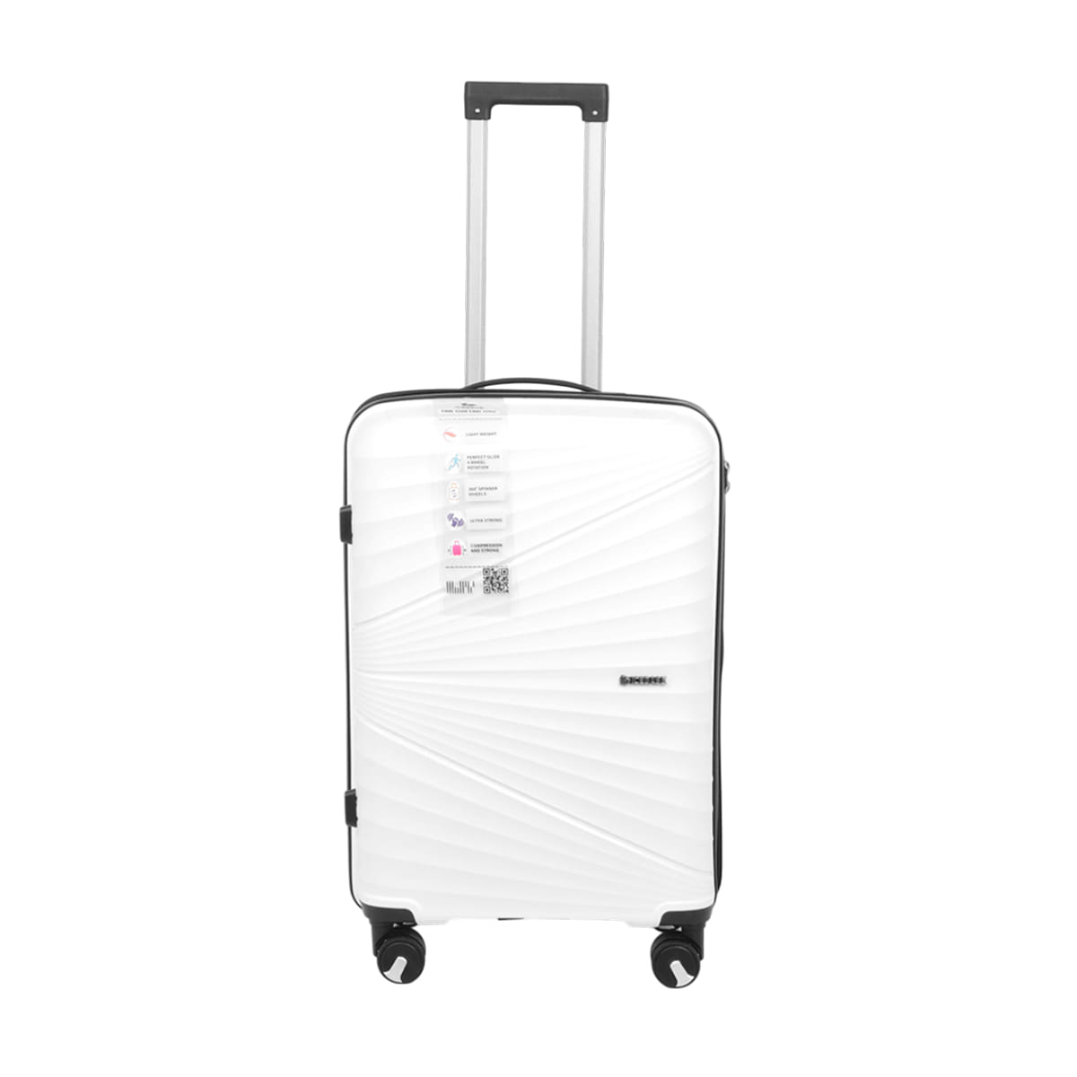 กระเป๋าเดินทาง ICEBASE รุ่น XD-24012WH (ROME) 24 นิ้ว สีขาว_1